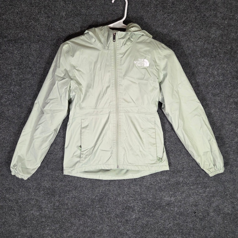 The North Face DryVent Hooded Jacket Womens Small Sage Green Windbreaker Shell